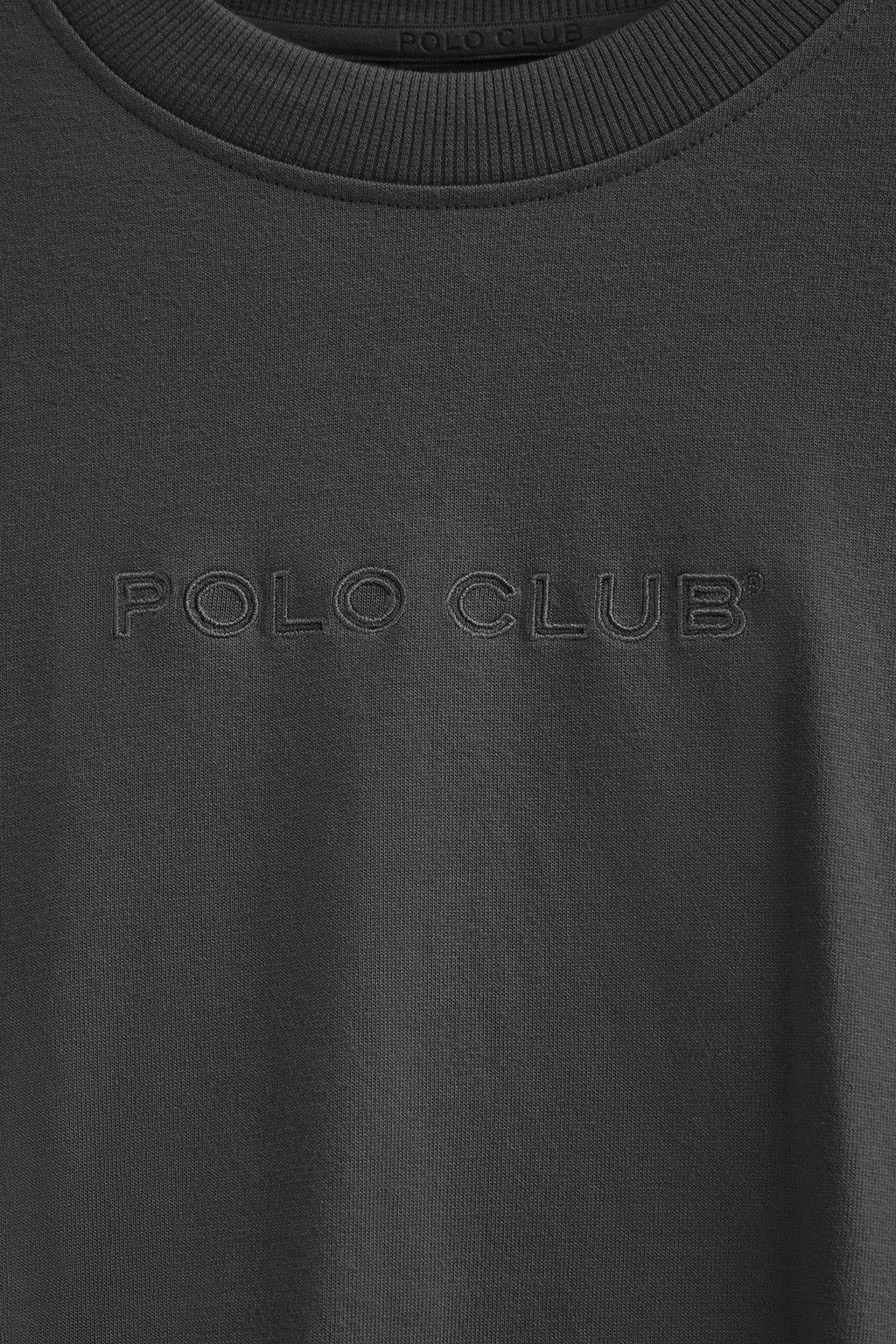 Dark-grey T-shirt Caliope with Polo Club embroidered logo - Image 7