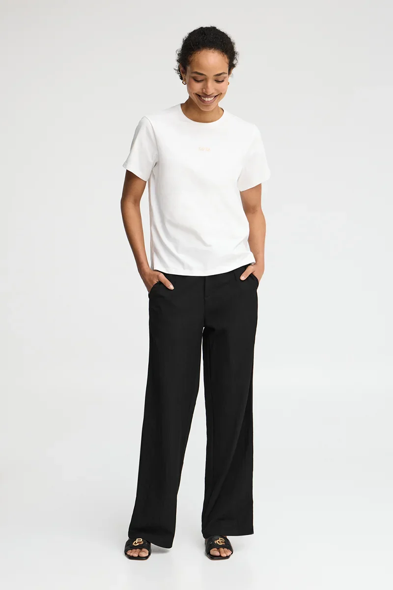 White short-sleeve regular-fit T-shirt with Polo Club embroidery - Image 4
