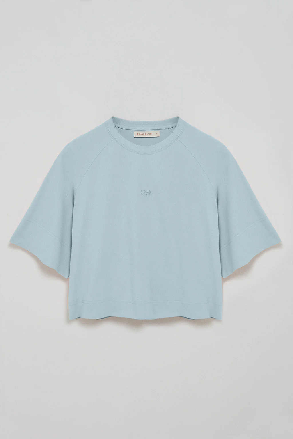 Light-blue T-shirt Danae with embroidered logo - Image 5