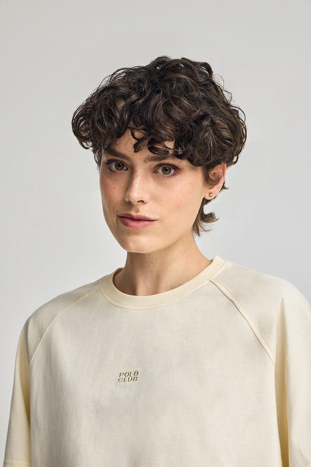 Nude T-shirt Danae with embroidered logo - Image 3