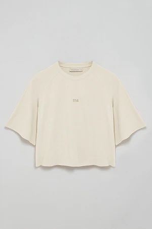Nude T-shirt Danae with embroidered logo - Image 9