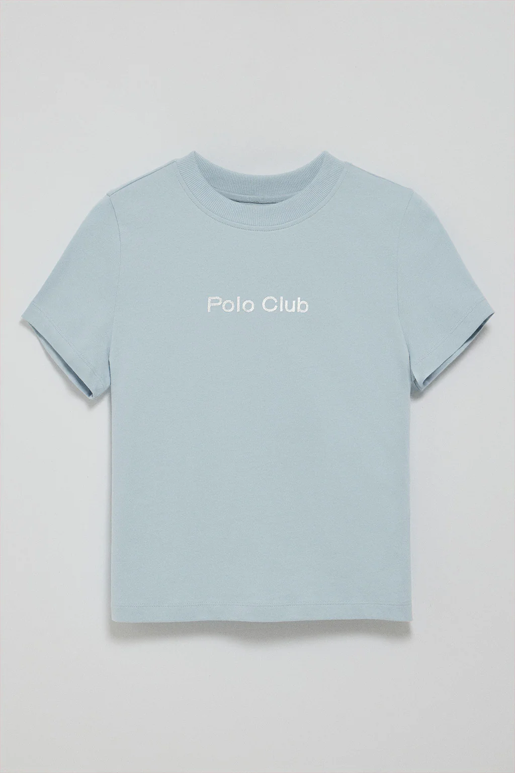 Light-blue T-shirt Diamond with Polo Club foil print - Image 5
