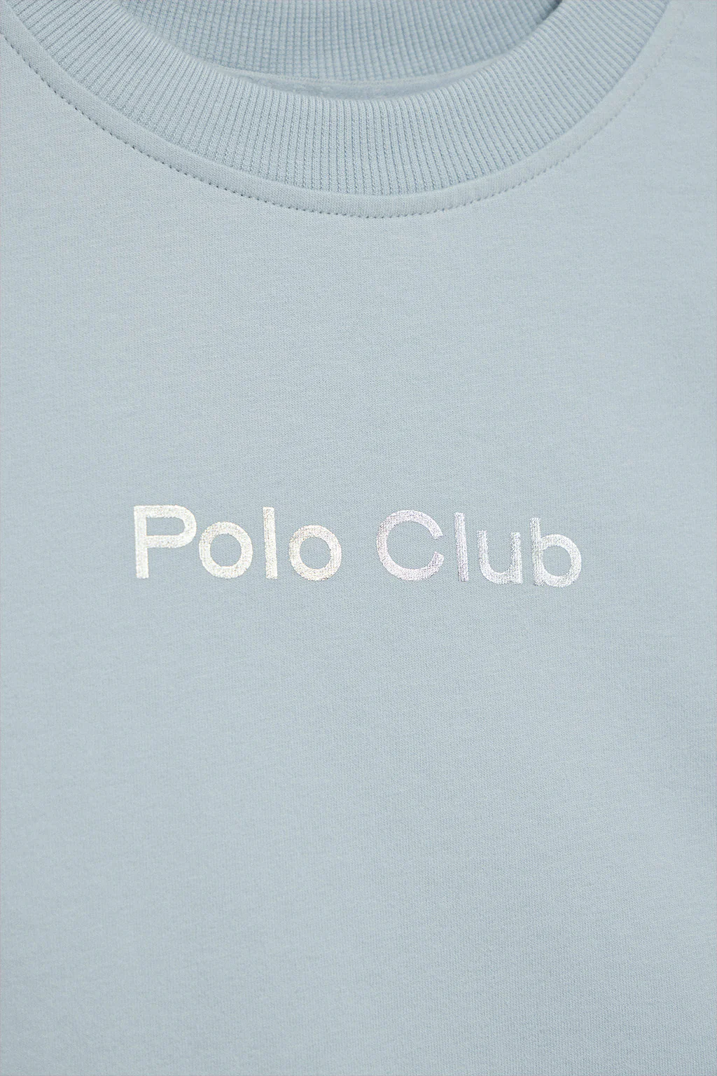 Light-blue T-shirt Diamond with Polo Club foil print - Image 6