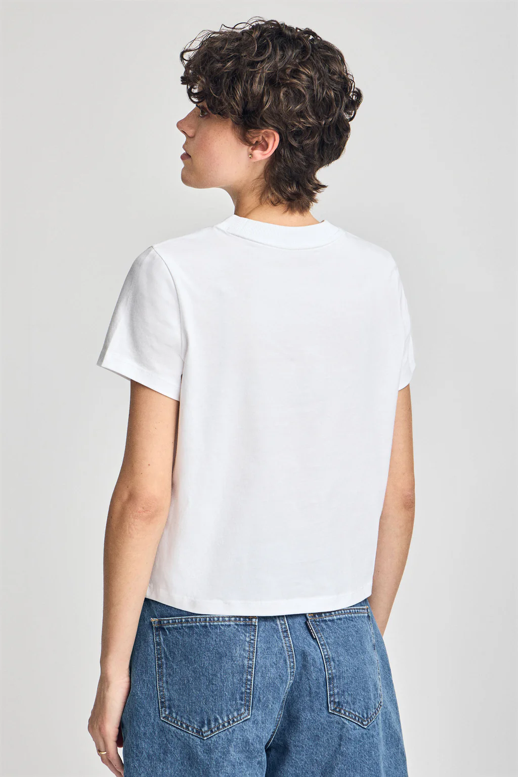 White T-shirt Diamond with Polo Club foil print - Image 2