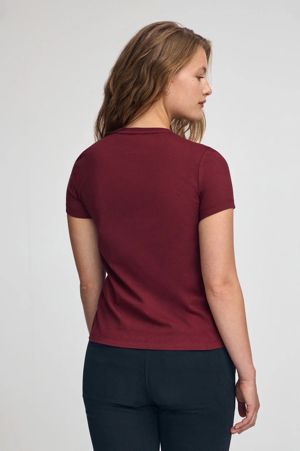 Maroon short-sleeve T-shirt with Polo Club Established 2012 logo - Image 5