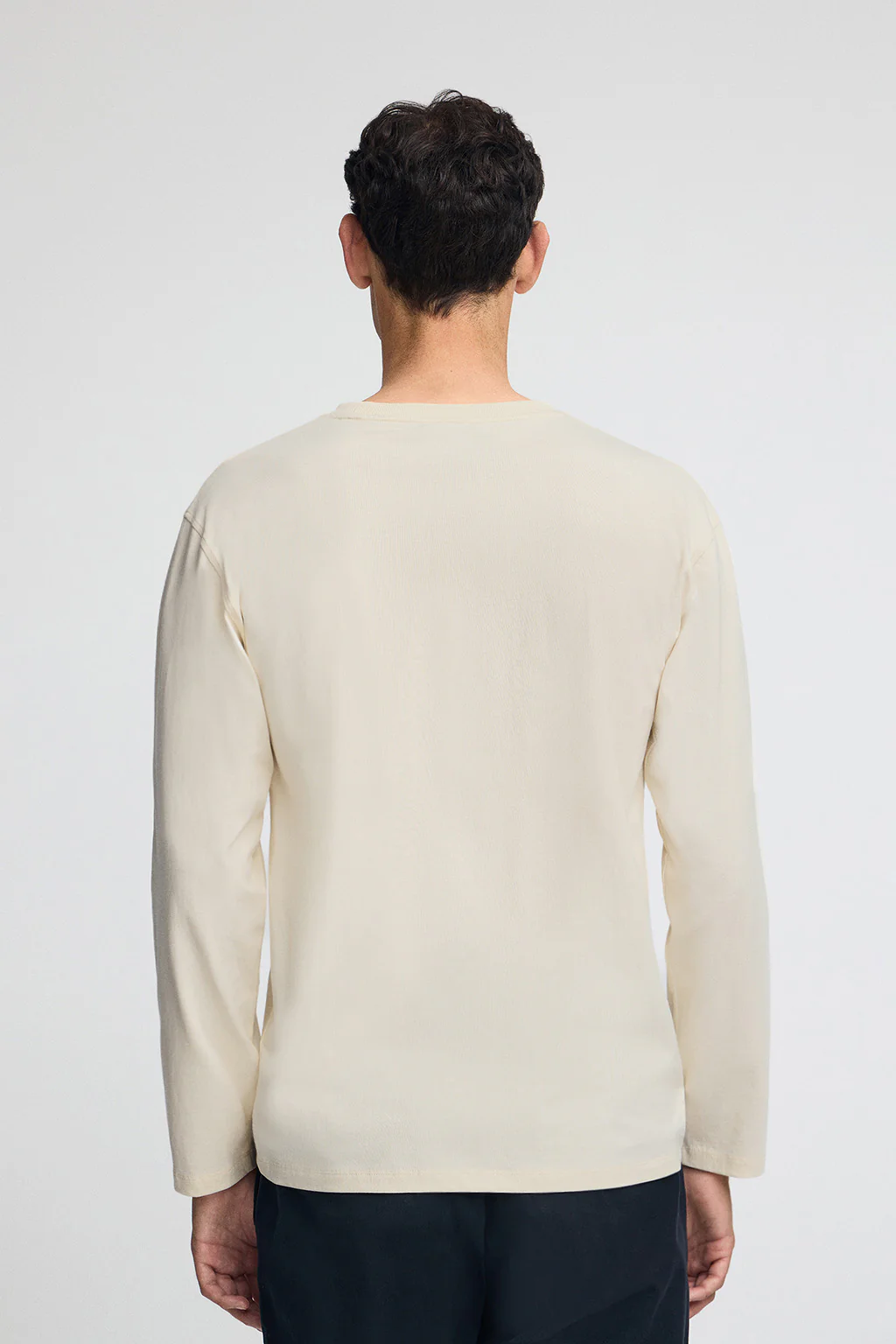 Nude long-sleeve T-shirt with Polo Club Established 2012 logo - Image 5