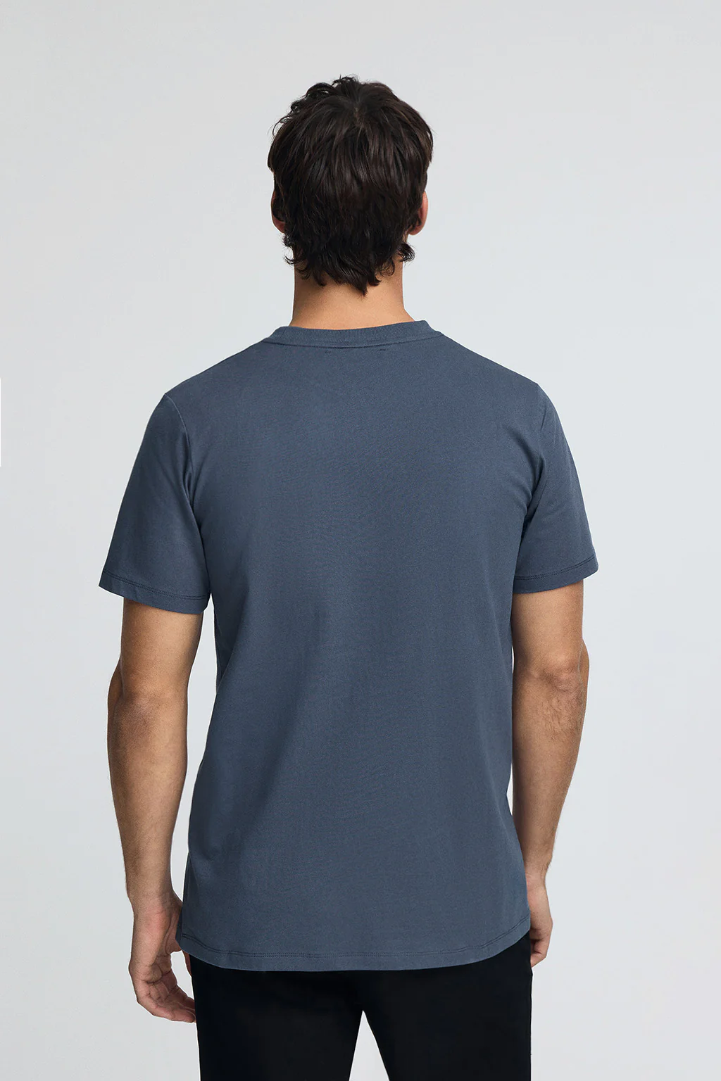 Denim-blue T-shirt with Polo Club Established 2012 logo - Image 5