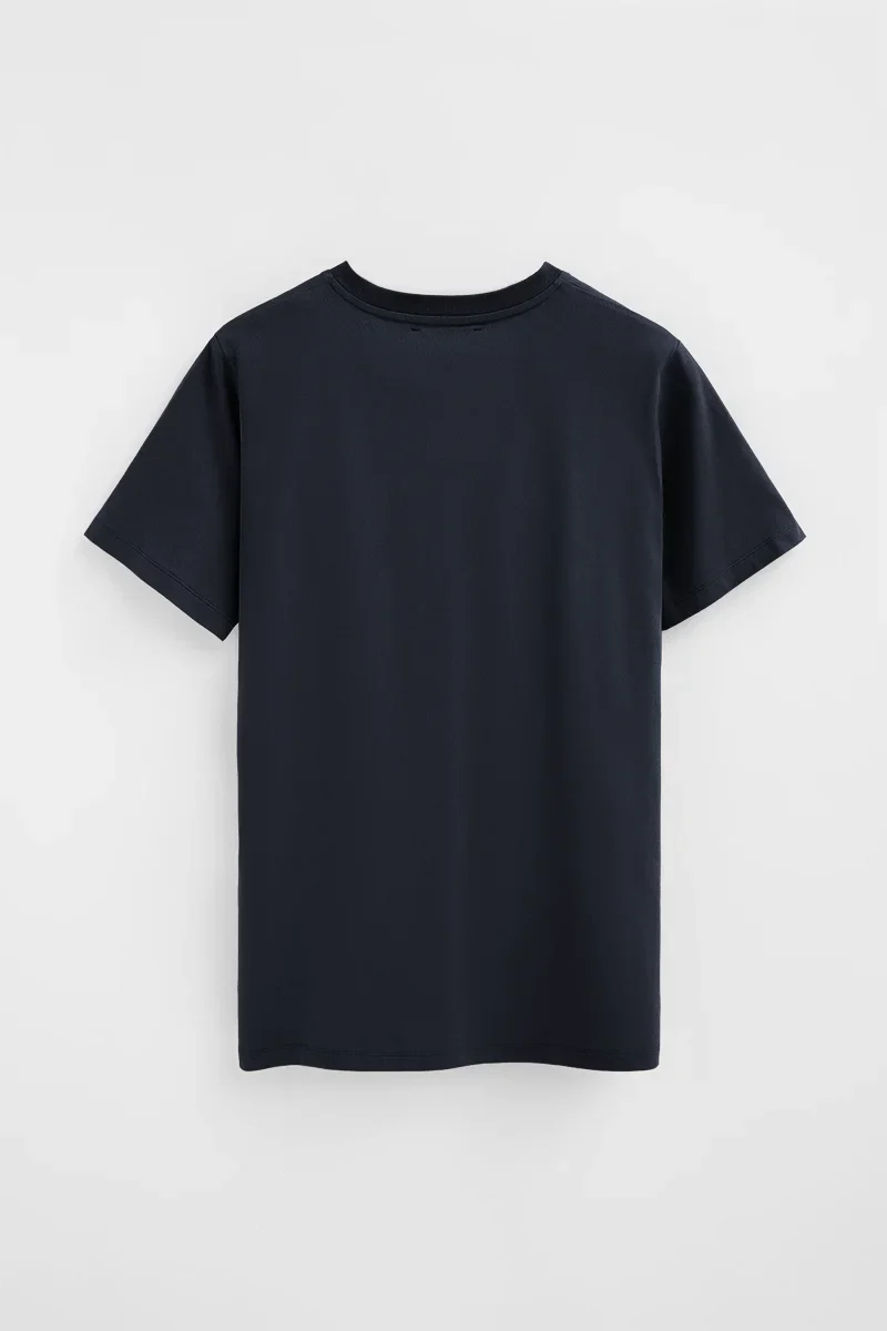Navy-blue short-sleeve T-shirt with Established 2012 Polo Club embroidery - Image 8