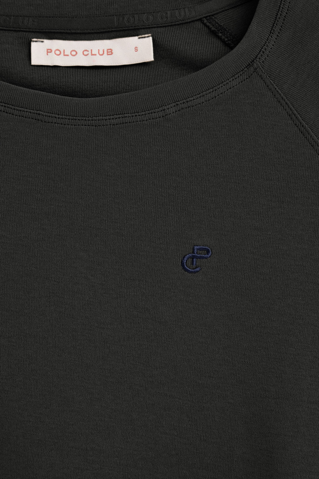 Black T-shirt Hesperia with embroidered monogram - Image 6