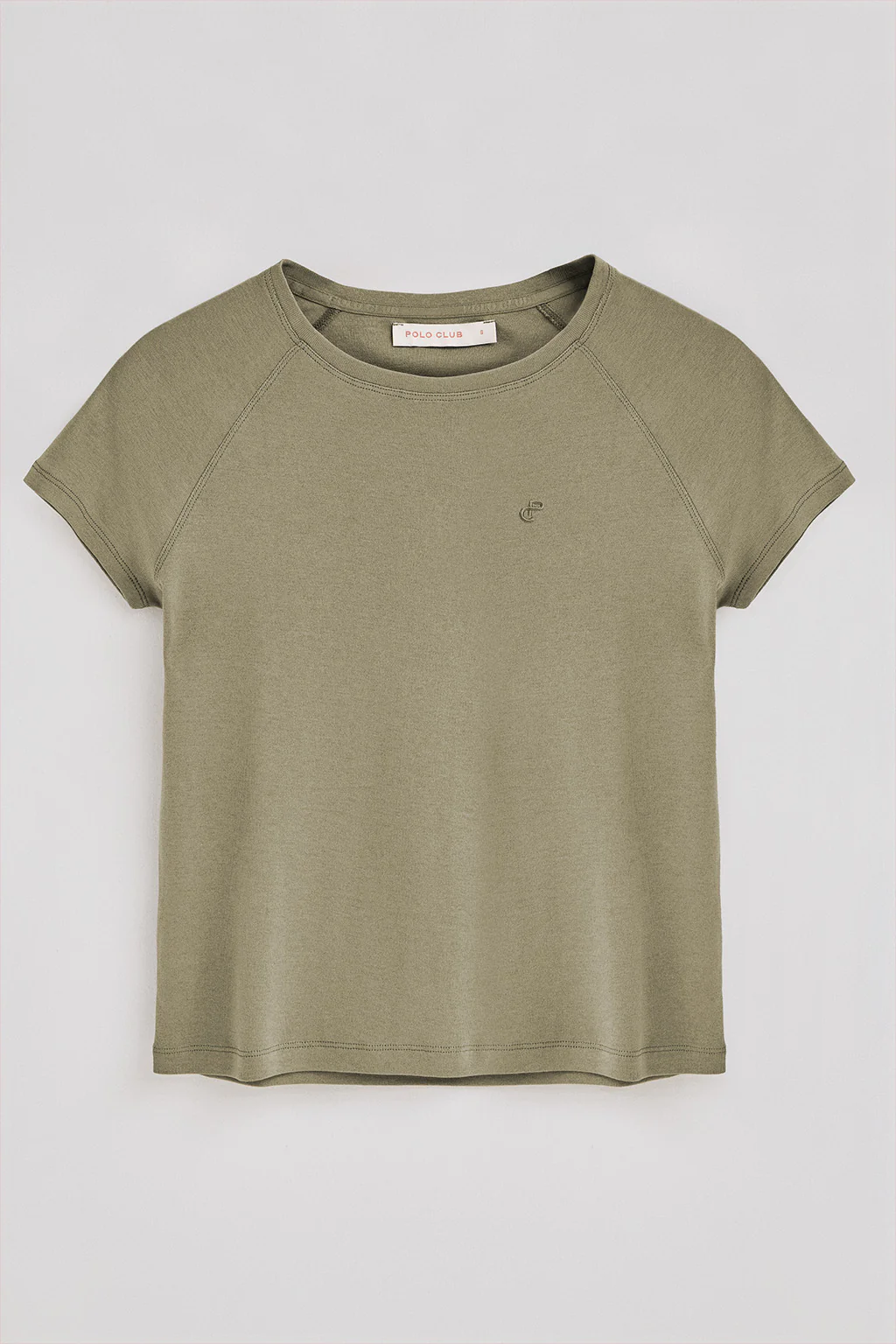 Green T-shirt Hesperia with embroidered monogram - Image 5