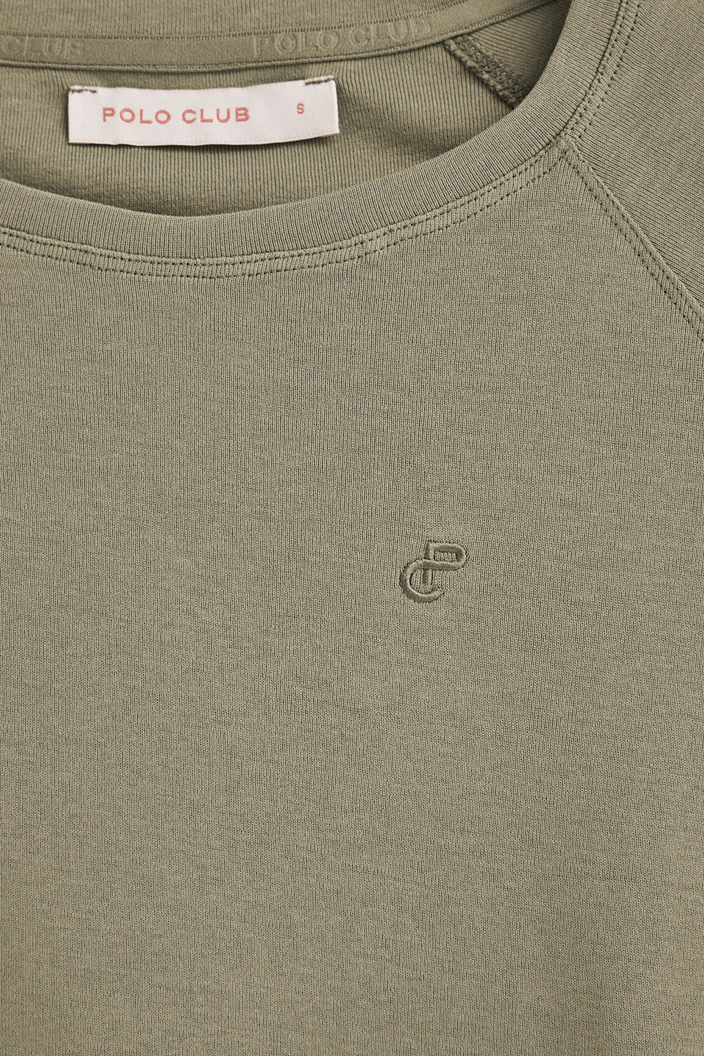 Green T-shirt Hesperia with embroidered monogram - Image 6
