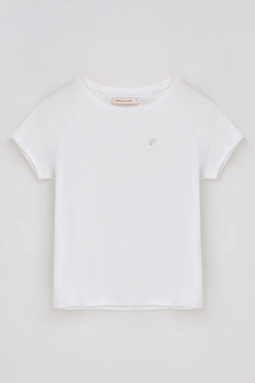 White T-shirt Hesperia with embroidered monogram - Image 7