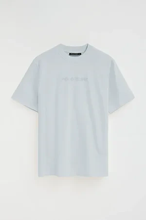 Light-blue loose-fit T-shirt with Polo Club embroidery - Image 10