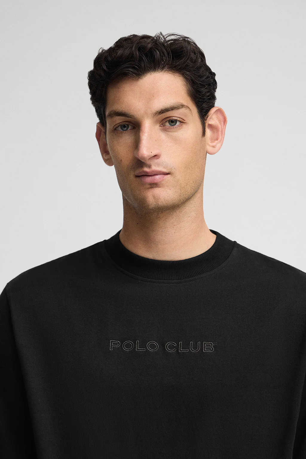 Black T-shirt JK with Polo Club logo - Image 3