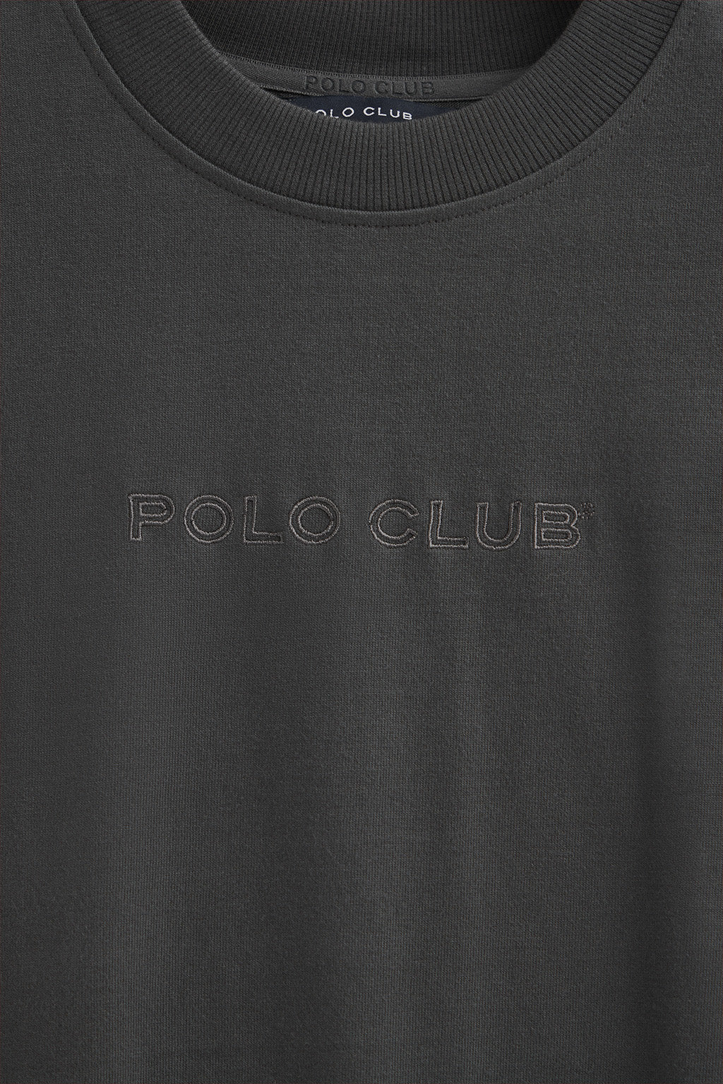 Dark-grey T-shirt JK with Polo Club logo - Image 7