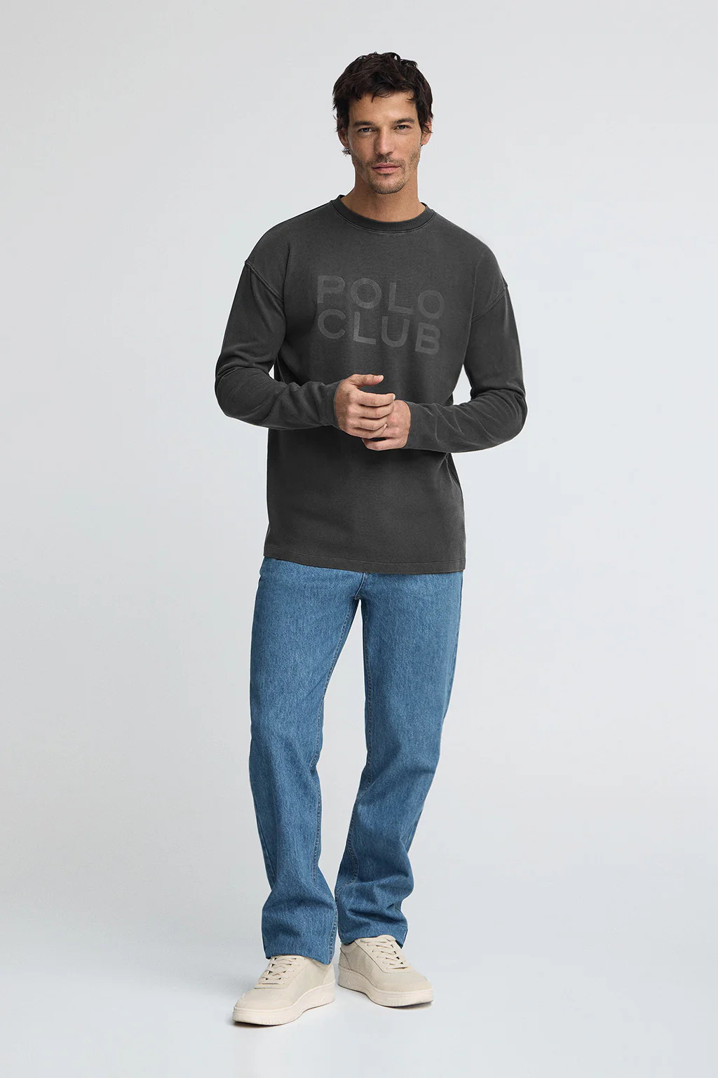 Dark-grey T-shirt Karat with Polo Club logo - Image 4