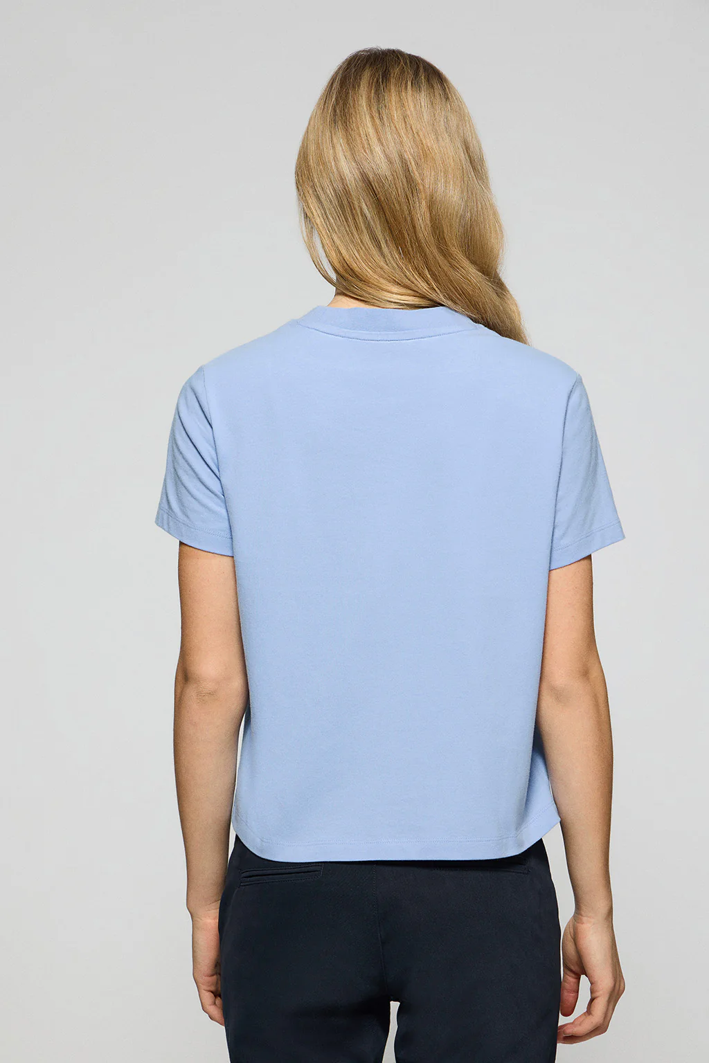 Aqua T-shirt Tori with Polo Club Minimal Combo logo - Image 2