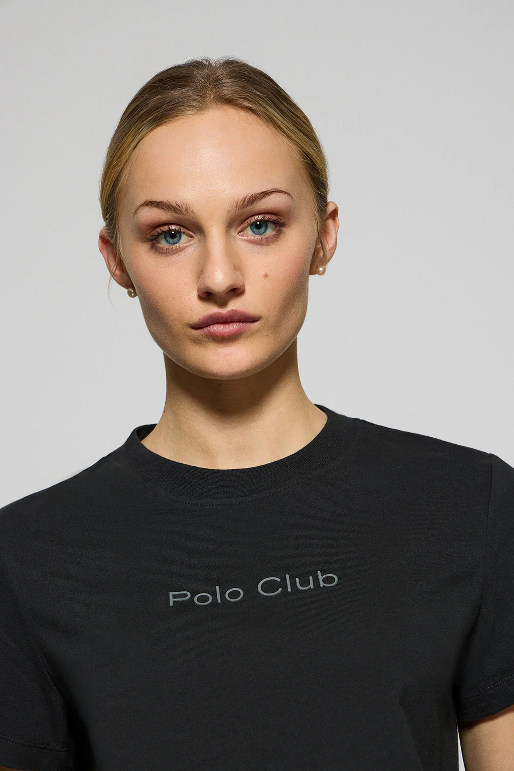 Black T-shirt Tori with Polo Club Minimal Combo logo - Image 2
