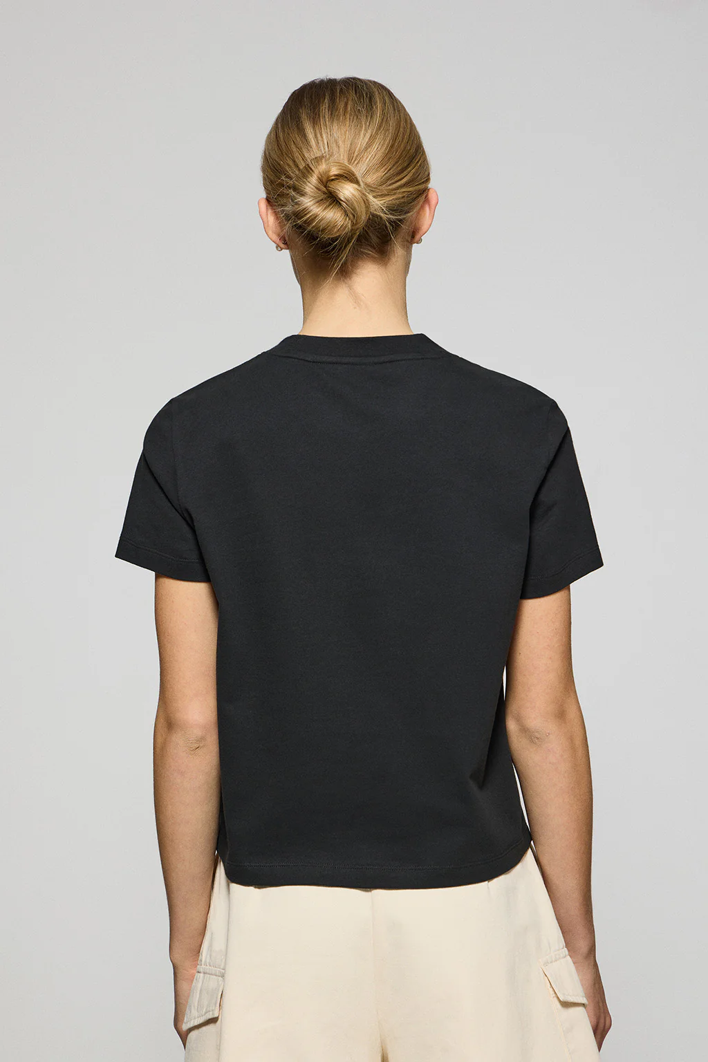 Black T-shirt Tori with Polo Club Minimal Combo logo - Image 5