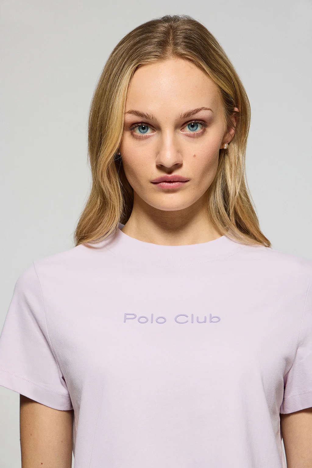 Lavender T-shirt Tori with Polo Club Minimal Combo logo - Image 3