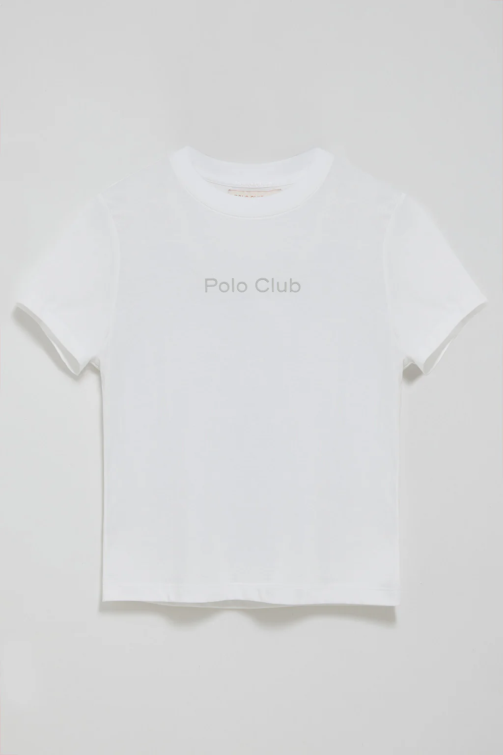 White T-shirt Tori with Polo Club Minimal Combo logo - Image 10