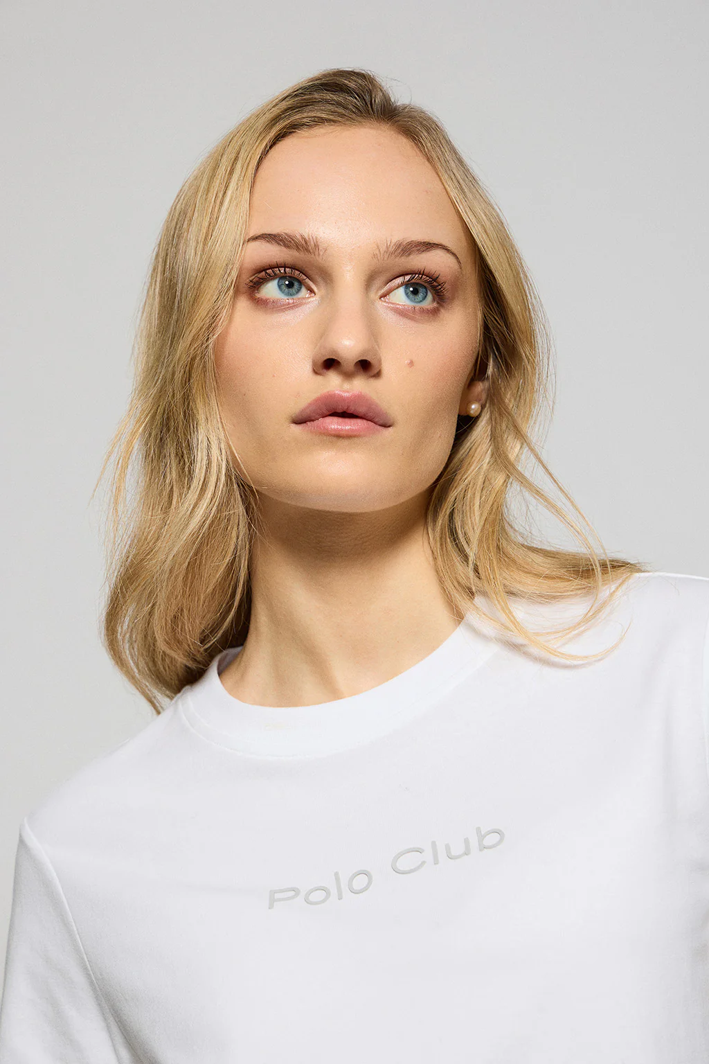 White T-shirt Tori with Polo Club Minimal Combo logo - Image 3