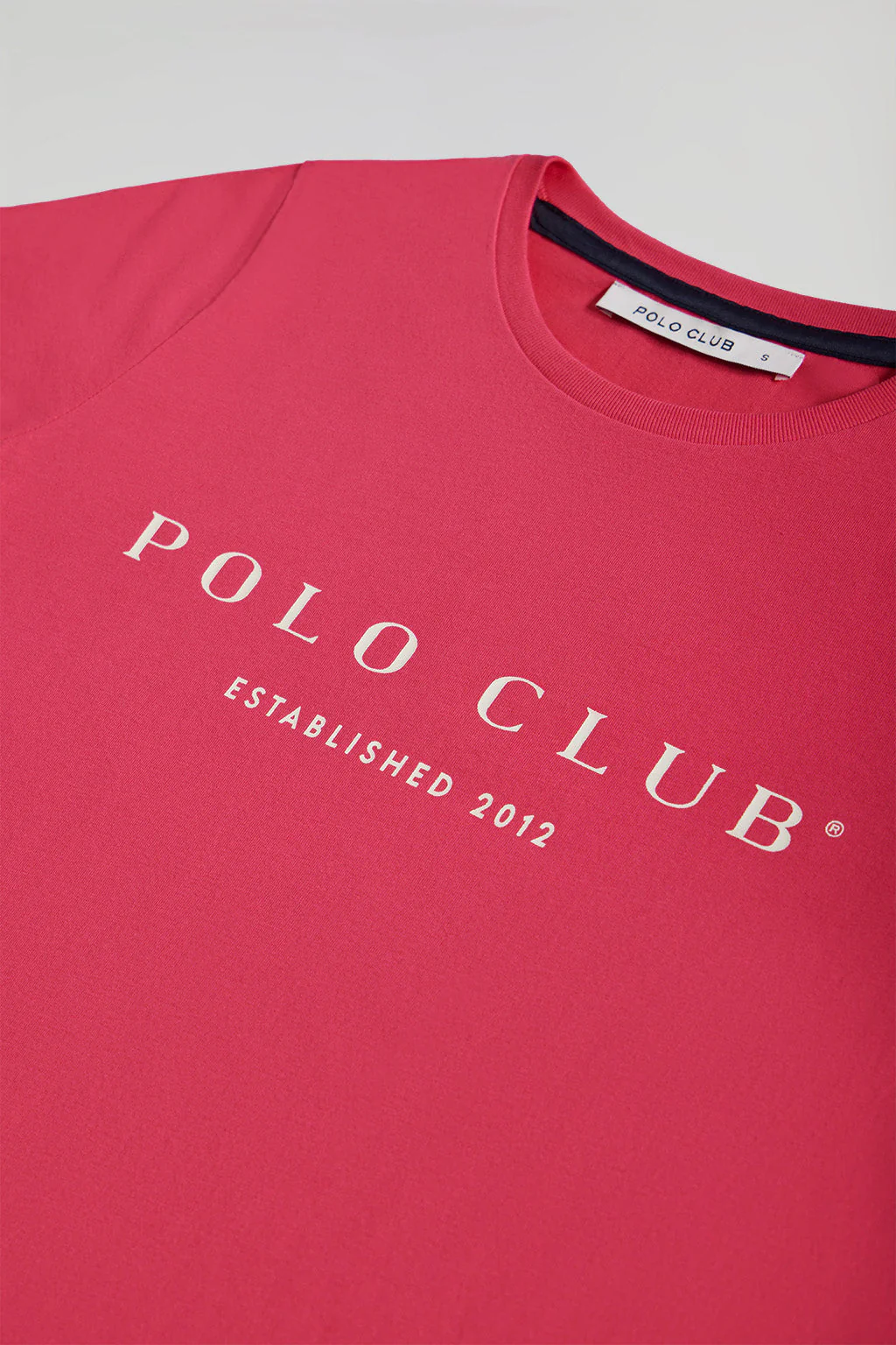 Raspberry T-shirt with Polo Club iconic print - Image 7
