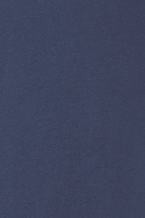Denim-blue basic T-shirt with chest iconic print - Image 10