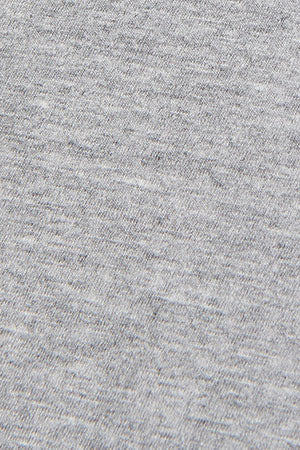 Grey-marl basic T-shirt with chest iconic print - Image 10