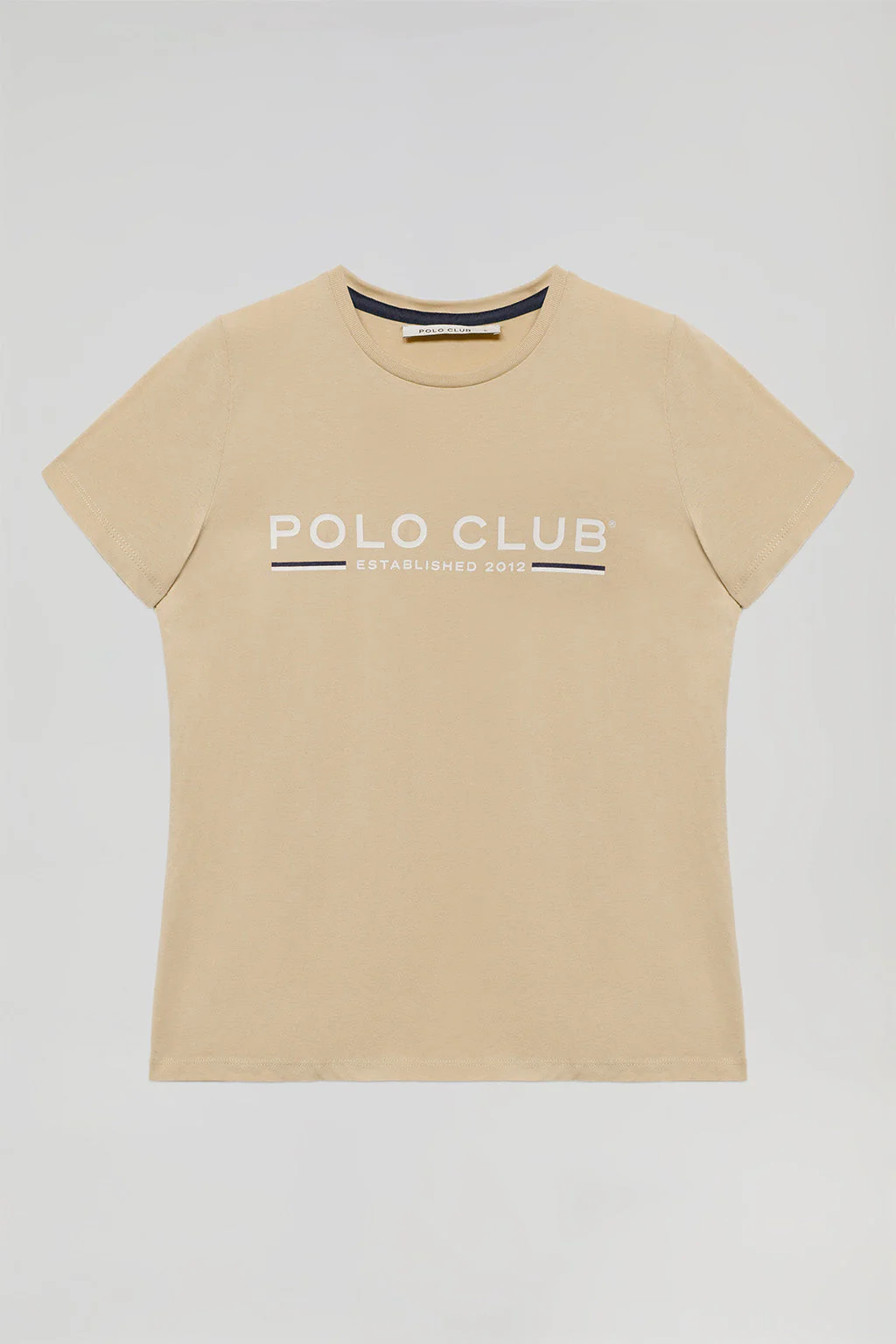 Sandy basic T-shirt with chest iconic print - Image 5