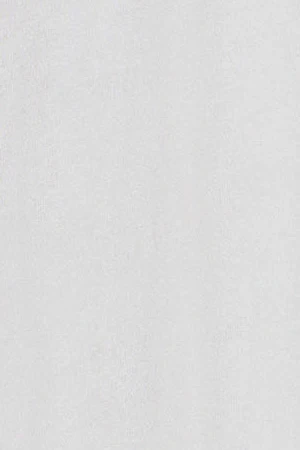 White V-neck T-shirt in linen and cotton with embroidered monogram - Image 9