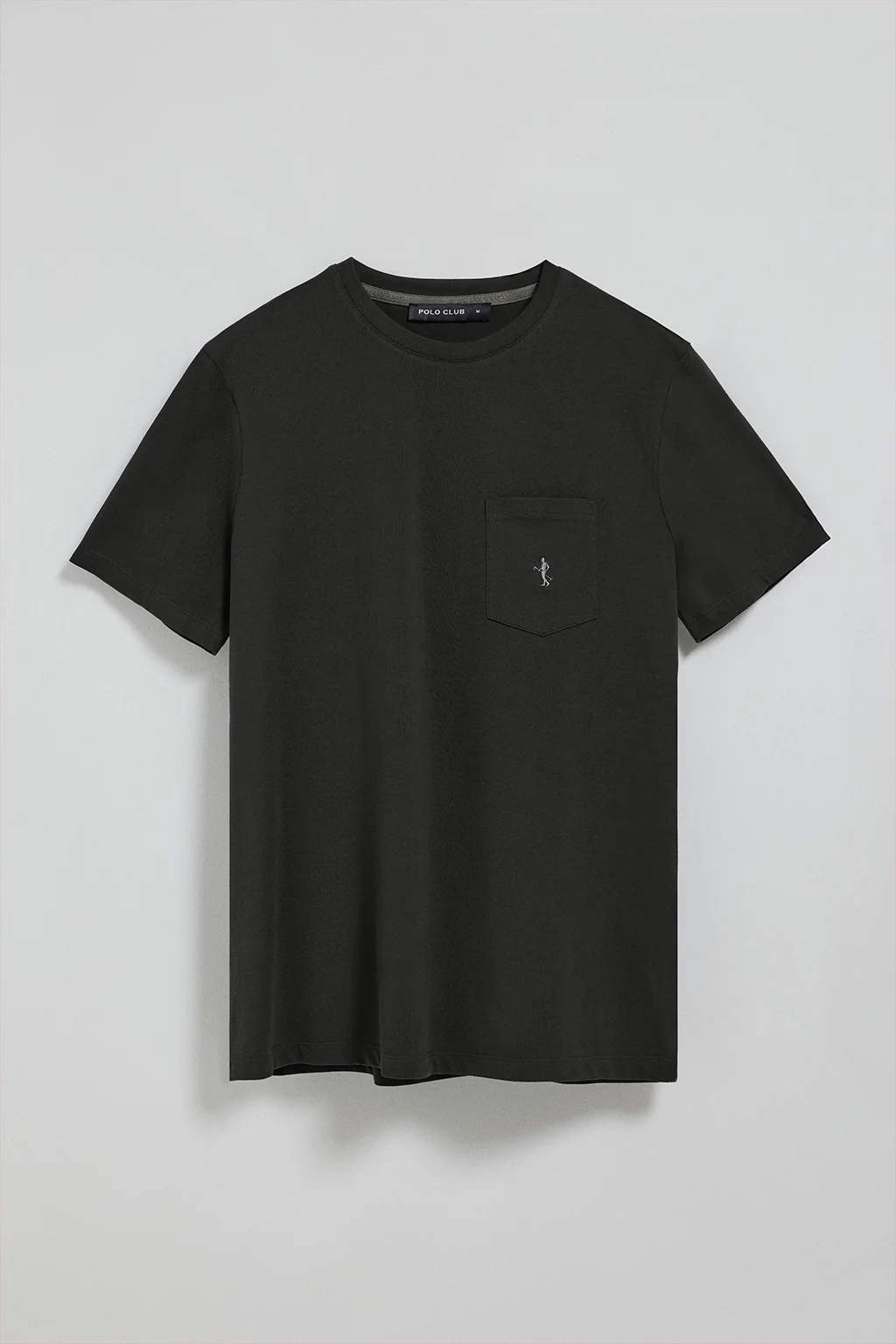 Black short-sleeve T-shirt with pocket and Rigby Best embroidery - Image 5