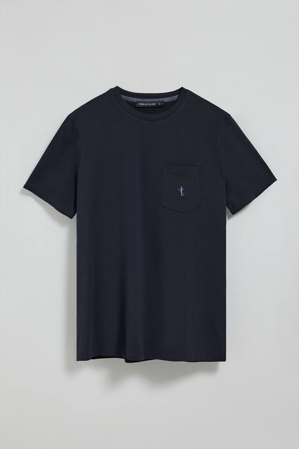 Navy-blue short-sleeve T-shirt with pocket and Rigby Best embroidery - Image 5