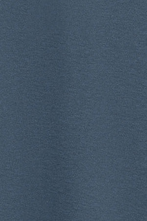 Denim-blue round-neck basic T-shirt with Rigby Best embroidery - Image 9