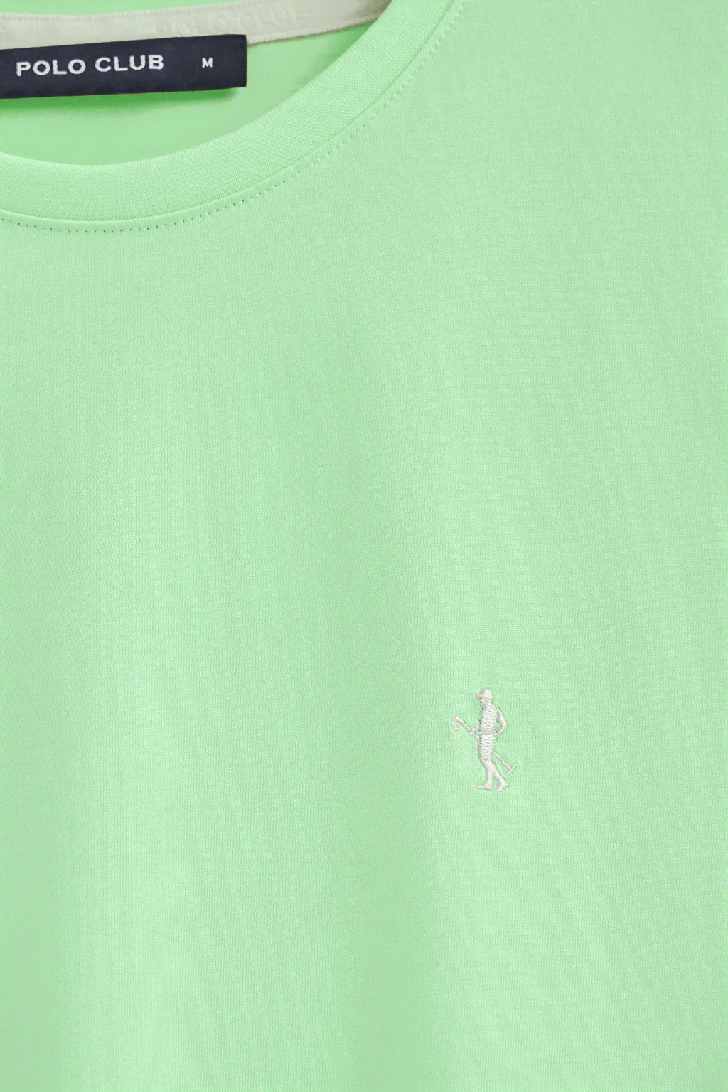 Mint round-neck basic T-shirt with Rigby Best embroidery - Image 7
