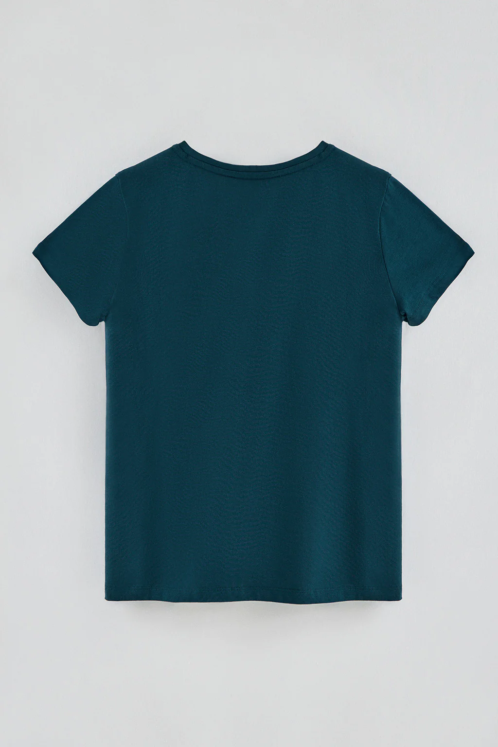 Greenish-blue V-neck T-shirt with Rigby Best embroidery - Image 6