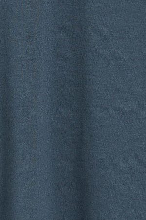 Denim-blue V-neck T-shirt with Rigby Best embroidery - Image 9