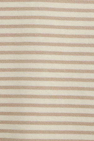 Striped regular-fit T-shirt in nude and light brown with Rigby Go embroidery - Image 11