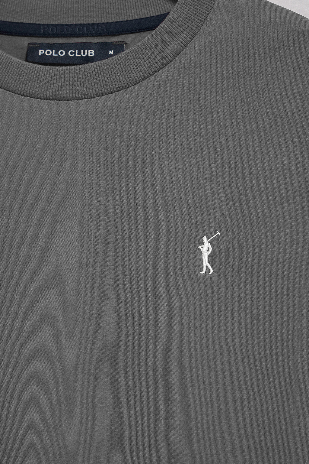 Asphalt-grey long-sleeve T-shirt with Rigby Go embroidery - Image 6