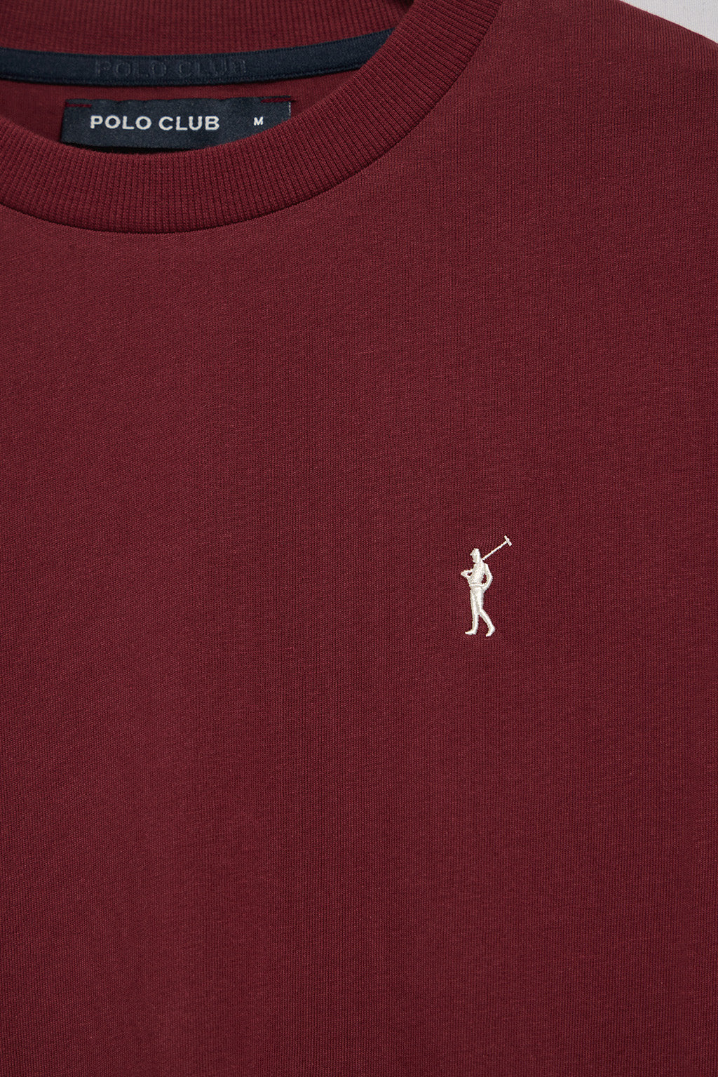 Maroon long-sleeve T-shirt with Rigby Go embroidery - Image 6