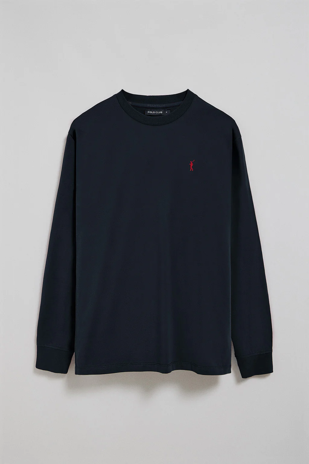 Navy-blue long-sleeve T-shirt with Rigby Go embroidery - Image 5