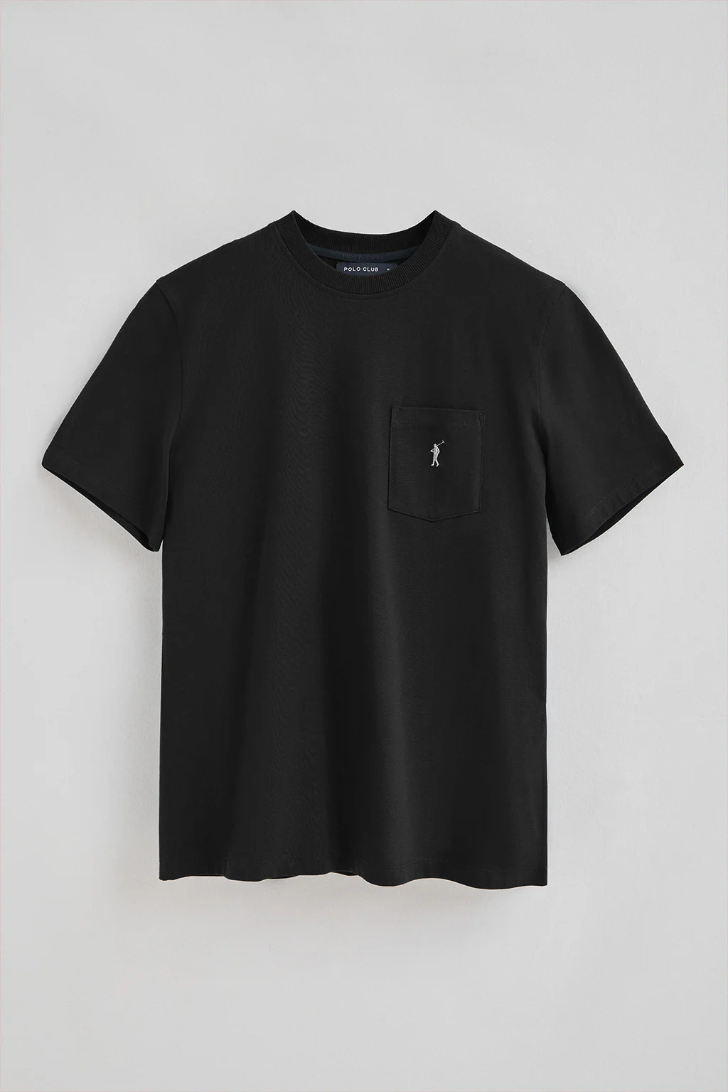 Black T-shirt with pocket and Rigby Go embroidery - Image 8