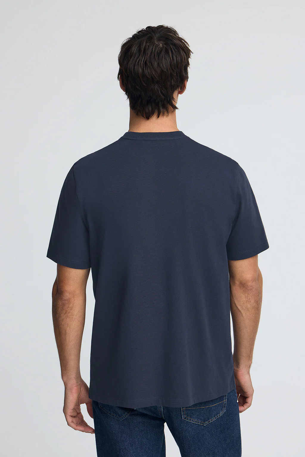 Navy-blue T-shirt with pocket and Rigby Go embroidery - Image 4