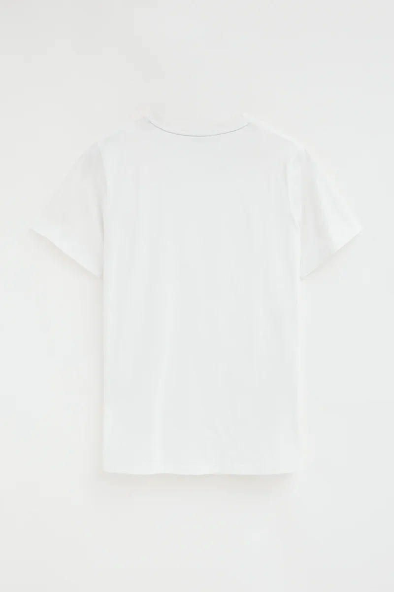 White T-shirt with pocket and Rigby Go logo - Image 7