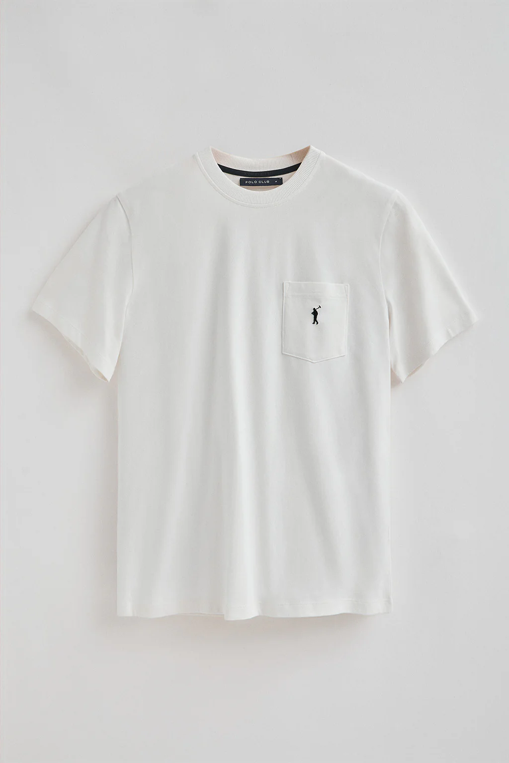 White T-shirt with pocket and Rigby Go embroidery - Image 8