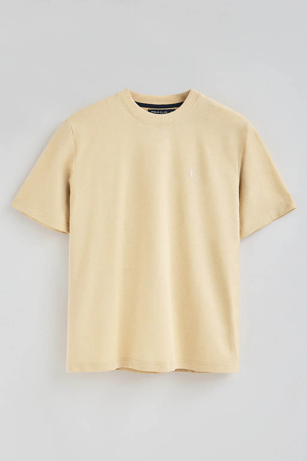 Ivory T-shirt in cotton and linen with Rigby Go embroidery - Image 5