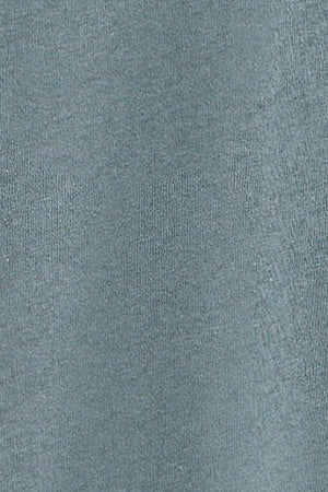 Stone-grey T-shirt in cotton and linen with Rigby Go embroidery - Image 9