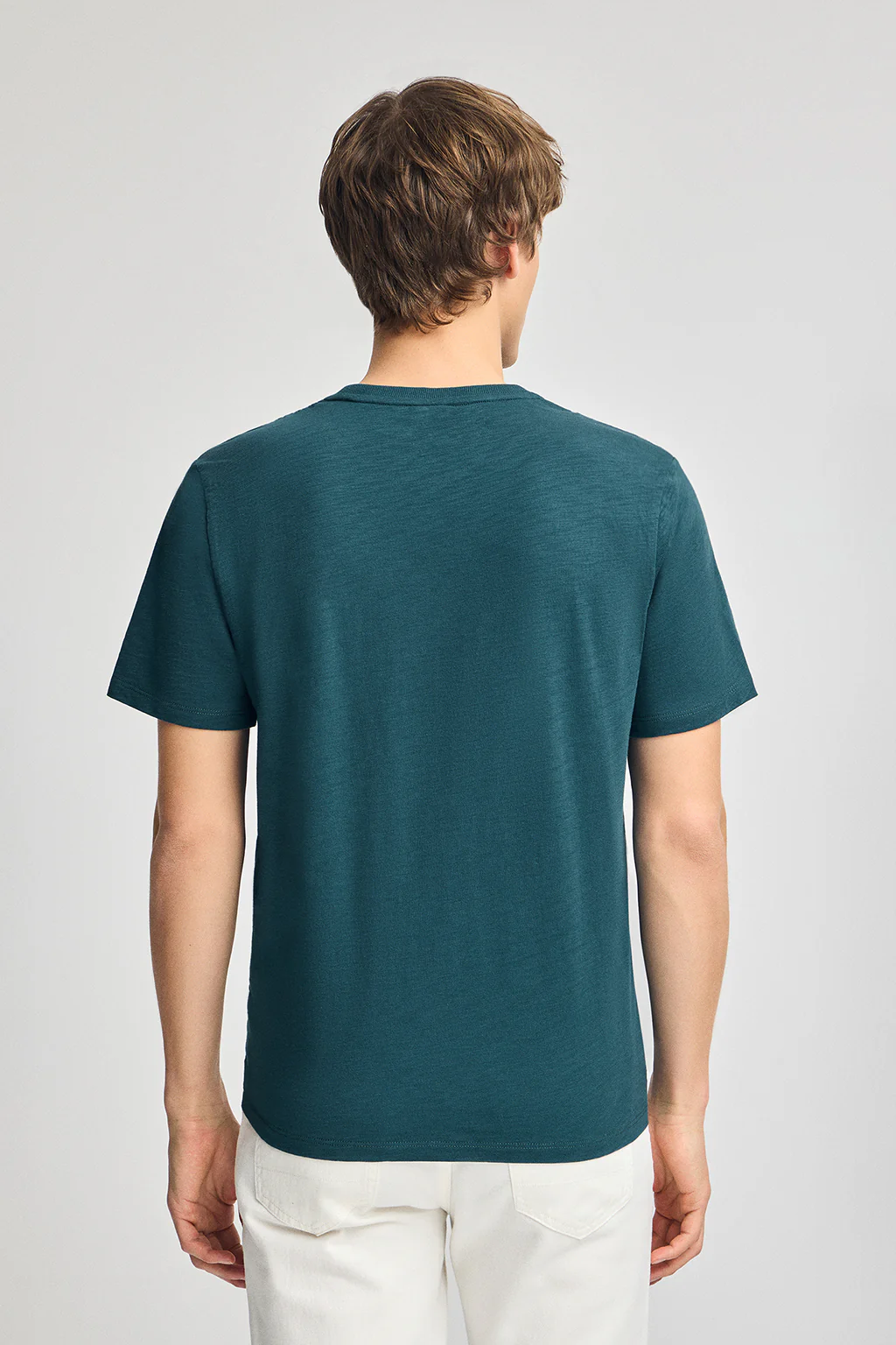 Blue slub-cotton T-shirt with Rigby Go embroidery - Image 2