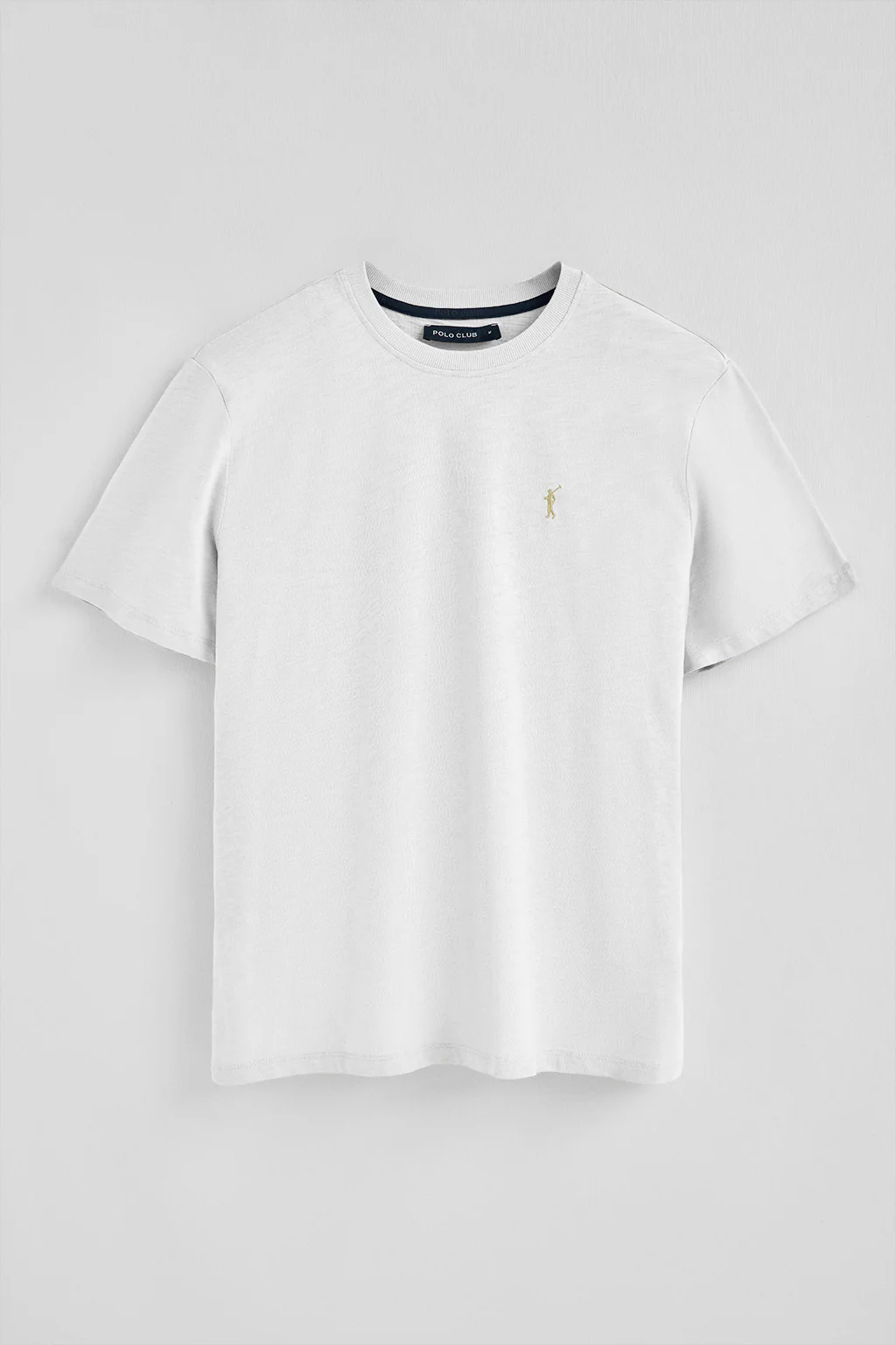 White slub-cotton T-shirt with Rigby Go embroidery - Image 5