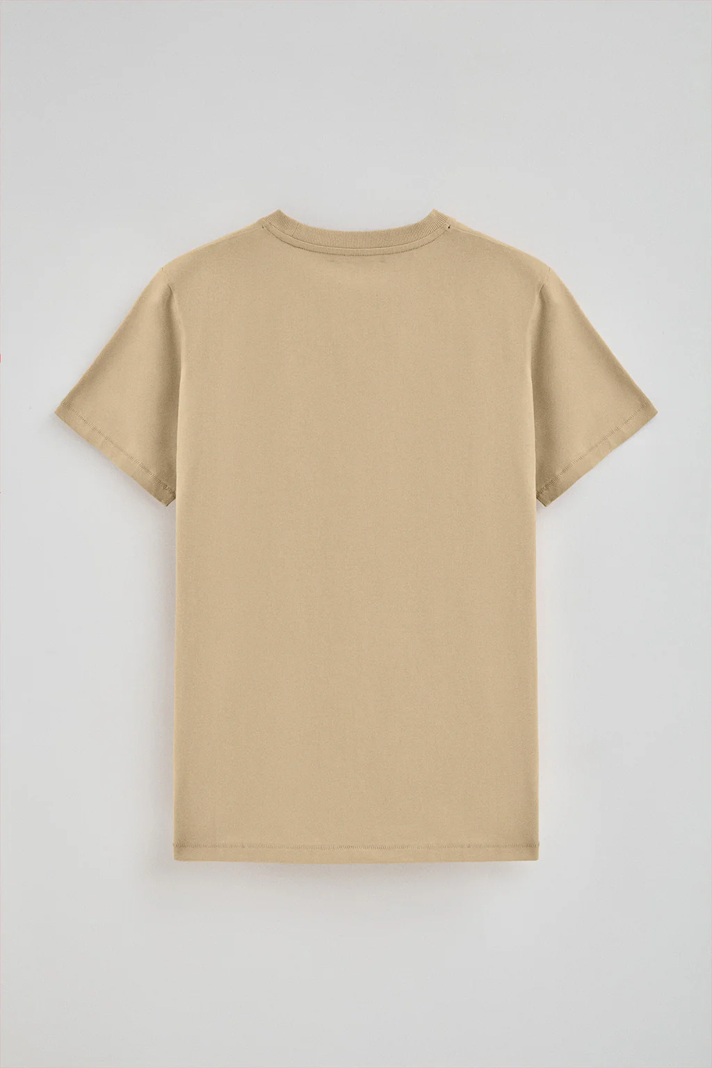 Light-brown round-neck T-shirt with Rigby Go embroidery - Image 7